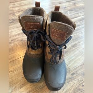 The North Face Brown and Black Women's Boots